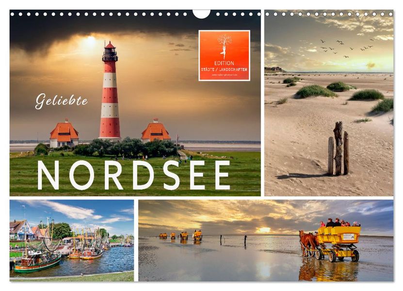 Geliebte Nordsee (Wandkalender 2027 DIN A3 quer) CALVENDO Monatskalender