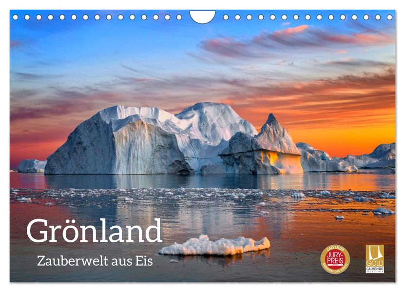 Grönland - Zauberwelt aus Eis (Wandkalender 2027 DIN A4 quer) CALVENDO Monatskalender