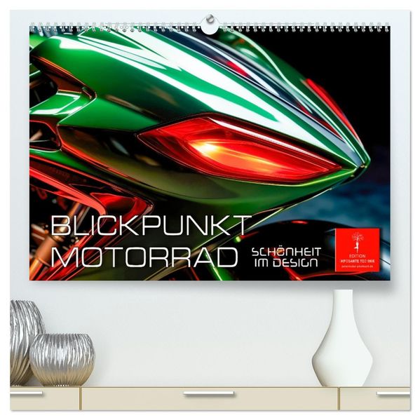 Blickpunkt Motorrad Schönheit im Design (hochwertiger Premium Wandkalender 2027 DIN A2 quer) Kunstdruck in Hochglanz