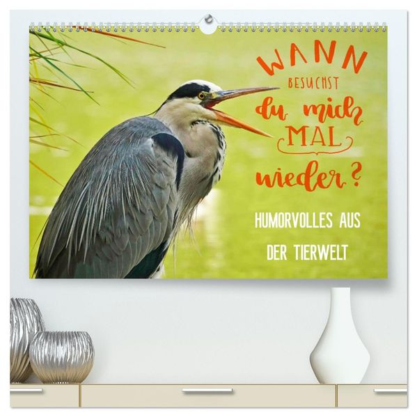 Humorvolles aus der Tierwelt (hochwertiger Premium Wandkalender 2027 DIN A2 quer) Kunstdruck in Hochglanz