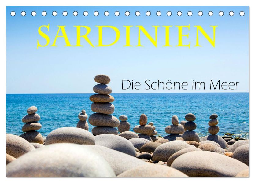 Sardinien - Die Schöne im Meer (Tischkalender 2027 DIN A5 quer) CALVENDO Monatskalender