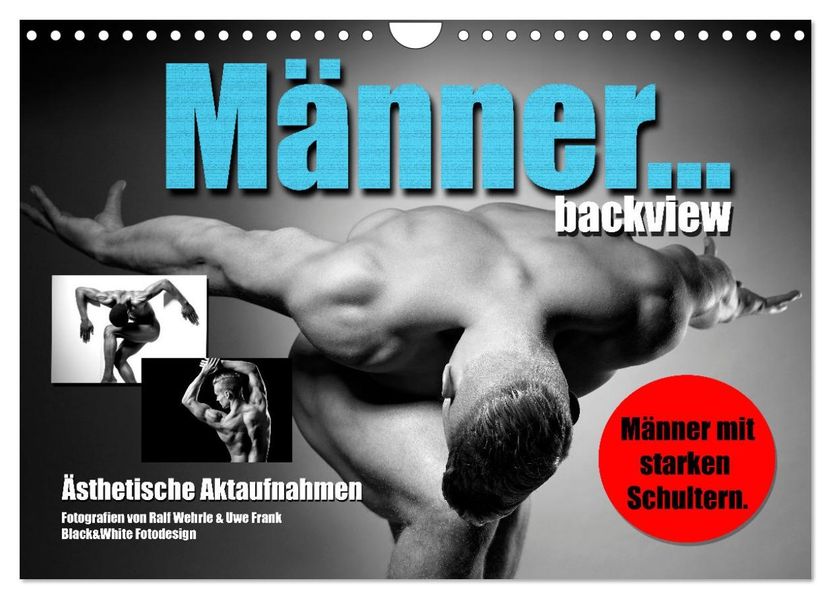 Männer... backview (Wandkalender 2027 DIN A4 quer) CALVENDO Monatskalender