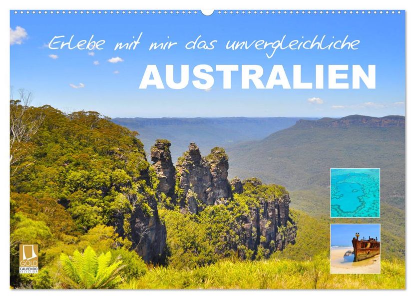 Erlebe mit mir das unvergleichliche Australien (Wandkalender 2027 DIN A2 quer) CALVENDO Monatskalender