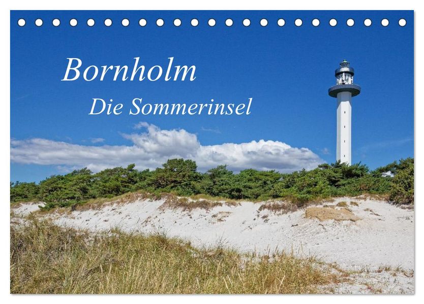 Bornholm - Die Sommerinsel (Tischkalender 2027 DIN A5 quer) CALVENDO Monatskalender