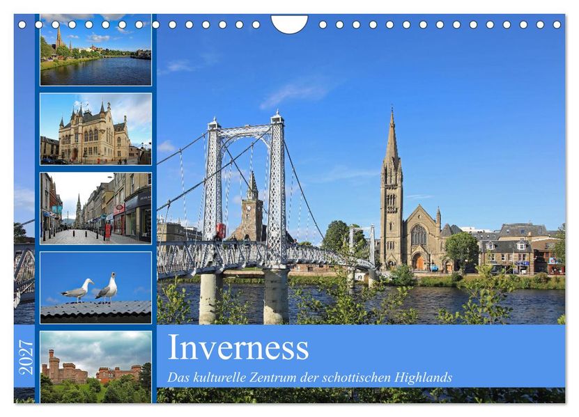 Inverness (Wandkalender 2027 DIN A4 quer) CALVENDO Monatskalender