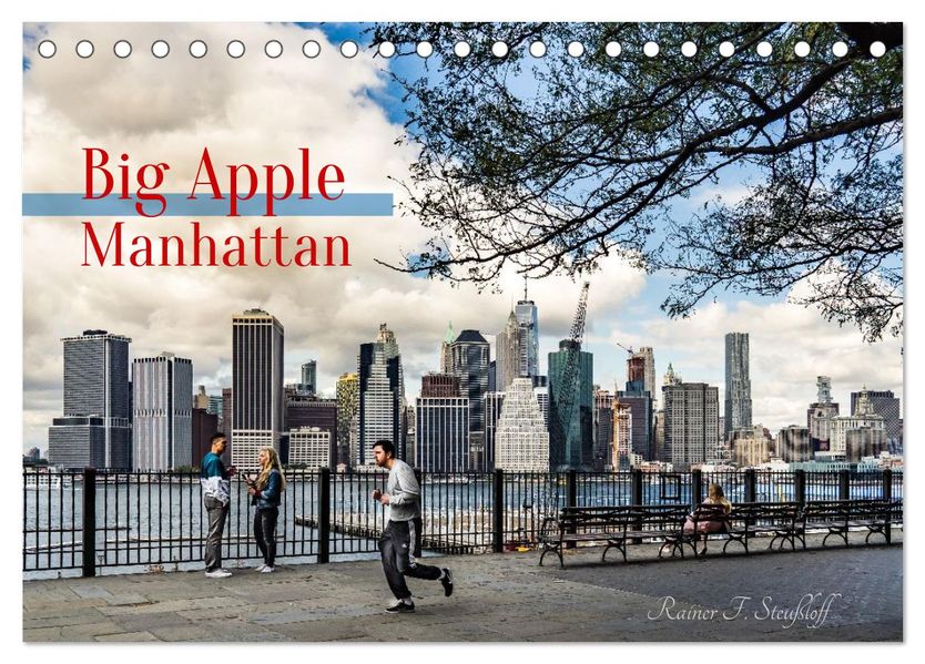 Big Apple Manhattan (Tischkalender 2027 DIN A5 quer) CALVENDO Monatskalender