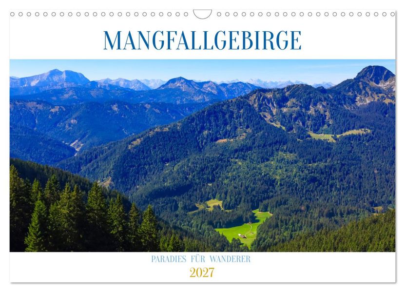 Mangfallgebirge (Wandkalender 2027 DIN A3 quer) CALVENDO Monatskalender