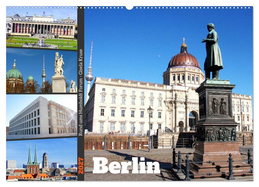 Berlin - Rund ums Humboldt Forum (Wandkalender 2027 DIN A2 quer) CALVENDO Monatskalender