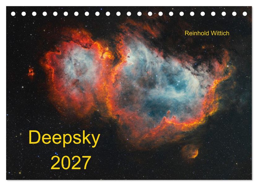 Deepsky 2027 (Tischkalender 2027 DIN A5 quer) CALVENDO Monatskalender