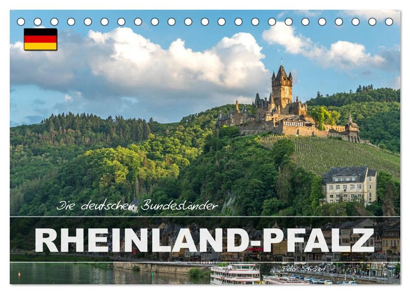 Die deutschen Bundesländer - Rheinland-Pfalz (Tischkalender 2027 DIN A5 quer) CALVENDO Monatskalender