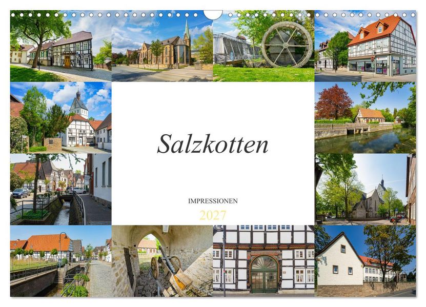 Salzkotten Impressionen (Wandkalender 2027 DIN A3 quer) CALVENDO Monatskalender