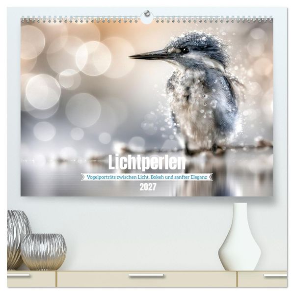 Lichtperlen (hochwertiger Premium Wandkalender 2027 DIN A2 quer) Kunstdruck in Hochglanz