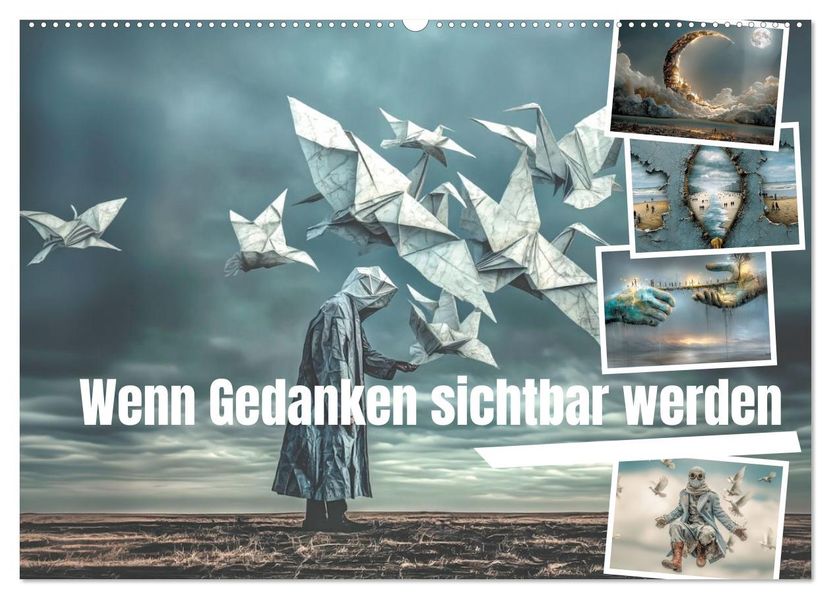 Wenn Gedanken sichtbar werden (Wandkalender 2027 DIN A2 quer) CALVENDO Monatskalender