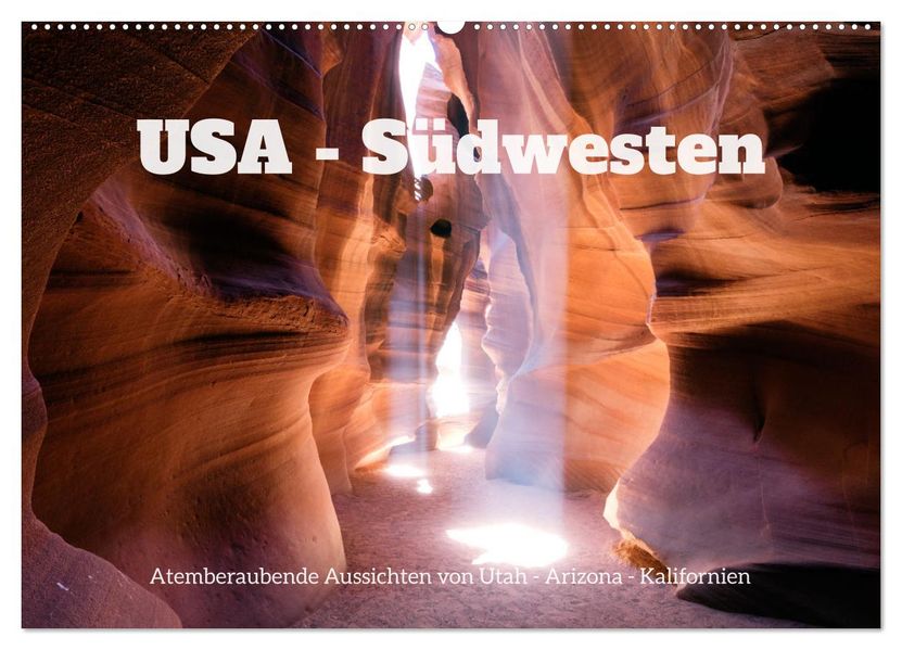 USA Südwesten - Atemberaubende Aussichten (Wandkalender 2027 DIN A2 quer) CALVENDO Monatskalender