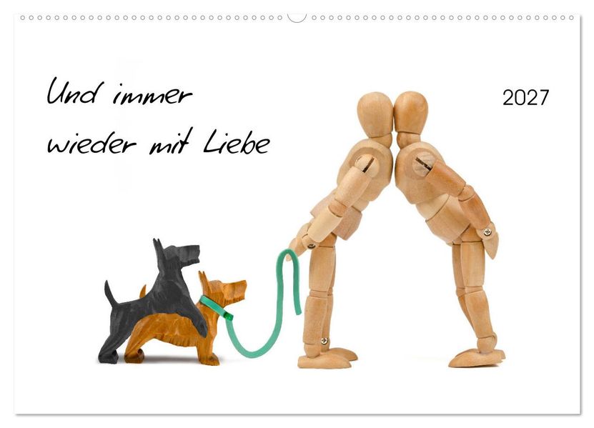 Und immer wieder mit Liebe (Wandkalender 2027 DIN A2 quer) CALVENDO Monatskalender