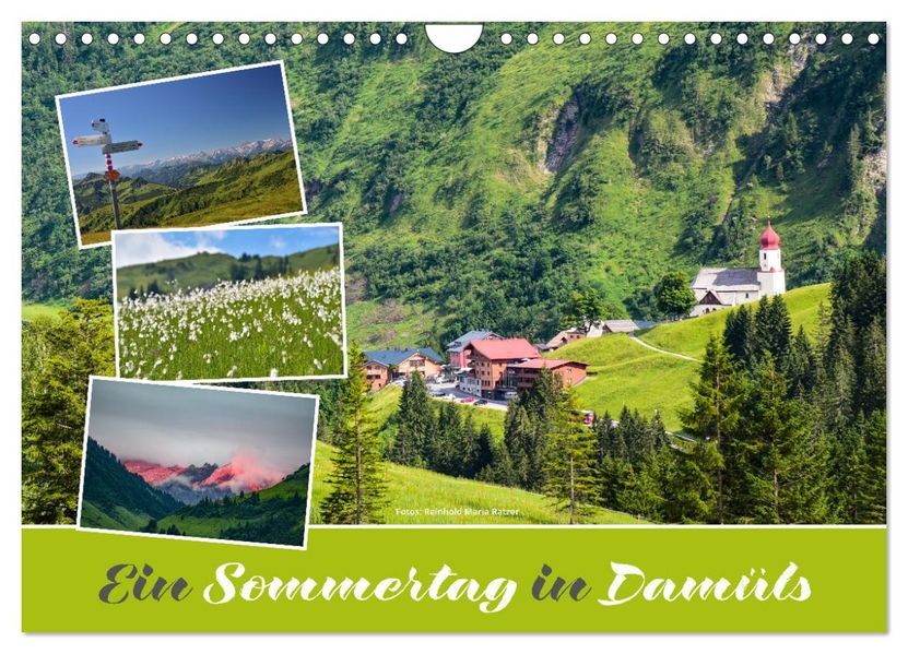 Ein Sommertag in Damüls (Wandkalender 2027 DIN A4 quer) CALVENDO Monatskalender