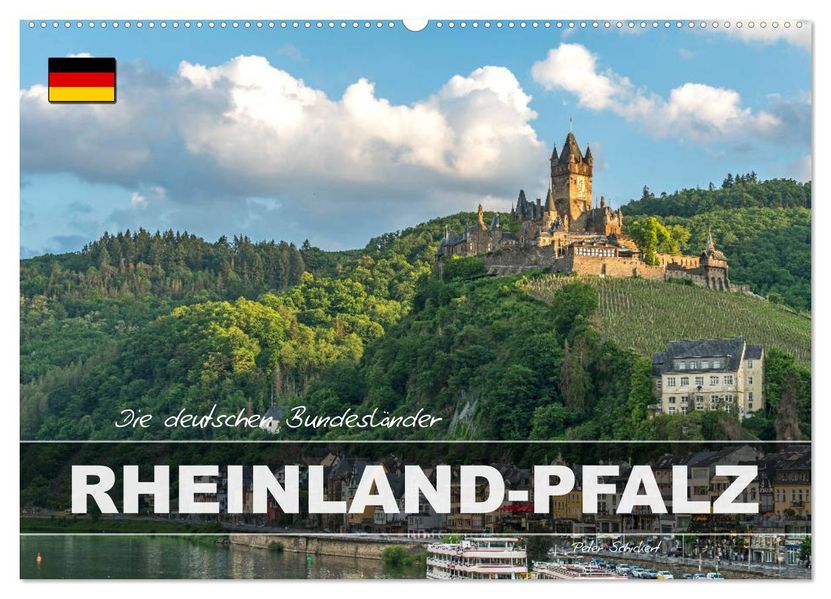 Die deutschen Bundesländer - Rheinland-Pfalz (Wandkalender 2027 DIN A2 quer) CALVENDO Monatskalender