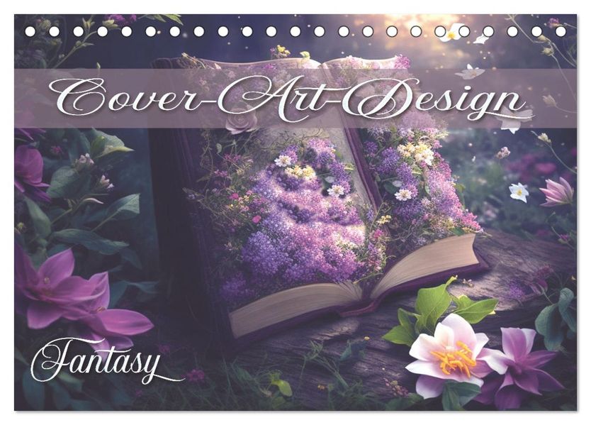 Buch-Cover-Art Fantasy (Tischkalender 2027 DIN A5 quer) CALVENDO Monatskalender