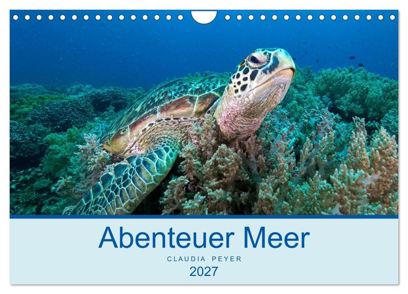 Abenteuer Unterwasser (Wandkalender 2027 DIN A4 quer) CALVENDO Monatskalender