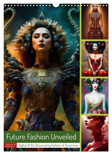 Future Fashion Unveiled (Wall Calendar 2027 DIN A3 portrait) CALVENDO 12 Month Wall Calendar