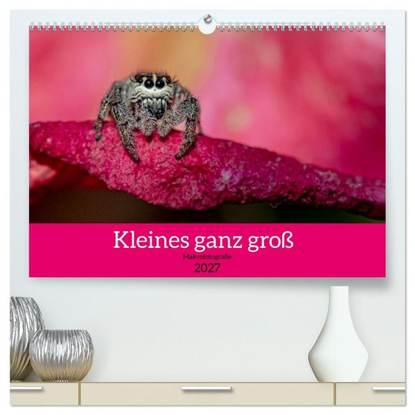 Kleines ganz groß - Makrofotografie (hochwertiger Premium Wandkalender 2027 DIN A2 quer) Kunstdruck in Hochglanz