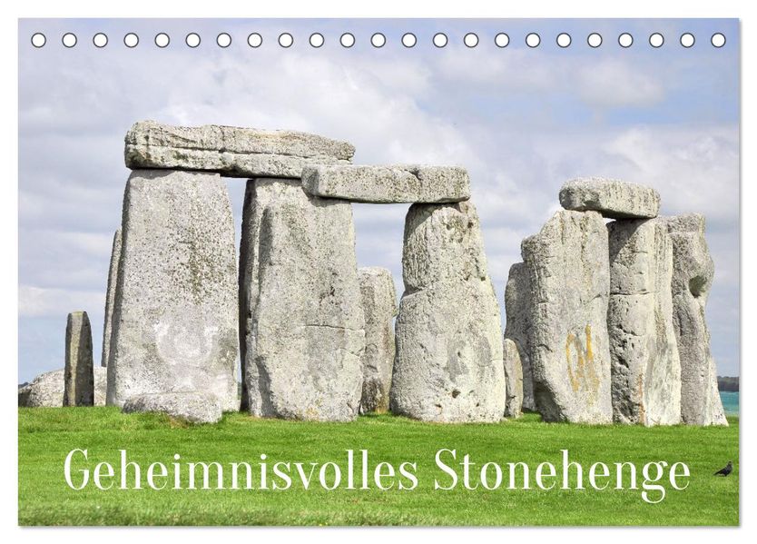 Geheimnisvolles Stonehenge (Tischkalender 2027 DIN A5 quer) CALVENDO Monatskalender
