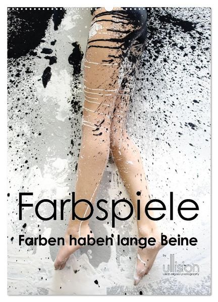 Farbspiele - Farben haben lange Beine (Wandkalender 2027 DIN A2 hoch) CALVENDO Monatskalender