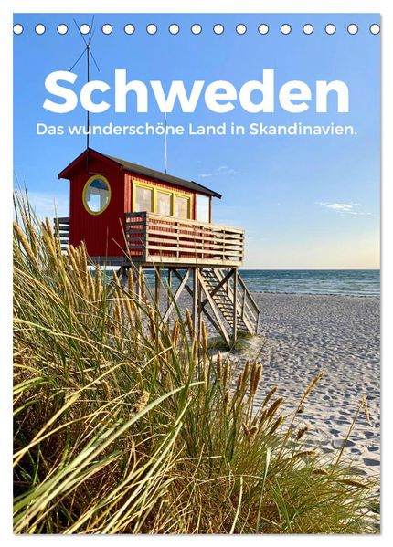 Schweden - Das wunderschöne Land in Skandinavien. (Tischkalender 2027 DIN A5 hoch) CALVENDO Monatskalender