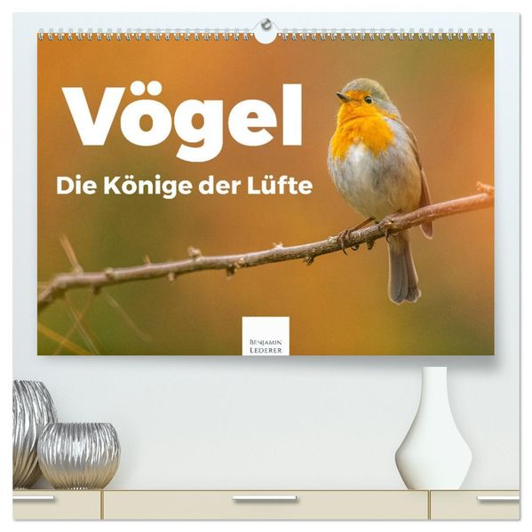 Vögel - Die Könige der Lüfte (hochwertiger Premium Wandkalender 2027 DIN A2 quer) Kunstdruck in Hochglanz