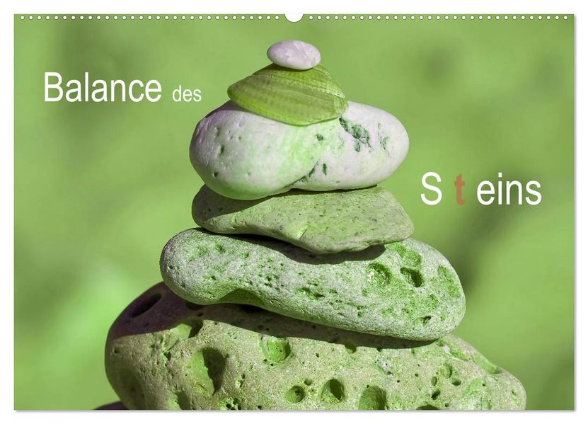 Balance des Steins (Wandkalender 2027 DIN A2 quer) CALVENDO Monatskalender