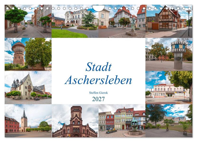 Stadt Aschersleben (Wandkalender 2027 DIN A4 quer) CALVENDO Monatskalender