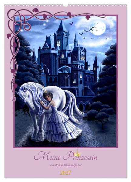 Meine Prinzessin (Wandkalender 2027 DIN A2 hoch) CALVENDO Monatskalender