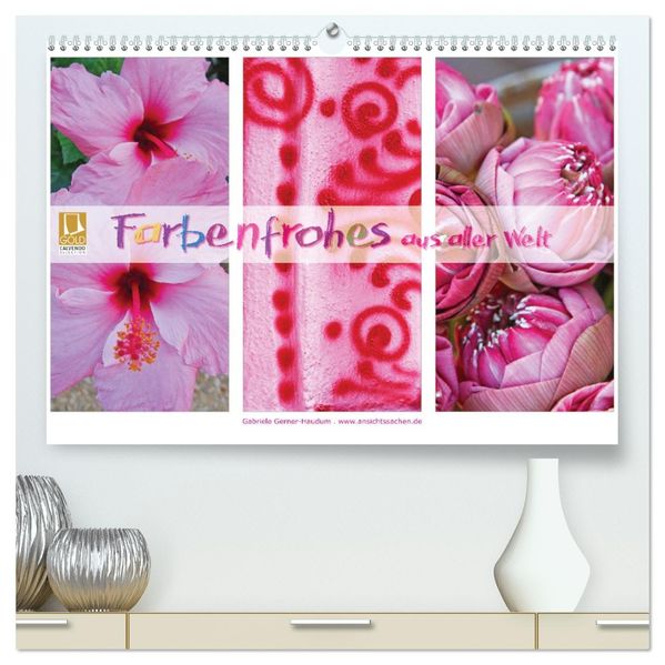 Farbenfrohes aus aller Welt (hochwertiger Premium Wandkalender 2027 DIN A2 quer) Kunstdruck in Hochglanz