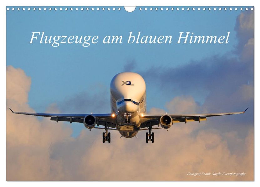Flugzeuge am blauen Himmel (Wandkalender 2027 DIN A3 quer) CALVENDO Monatskalender