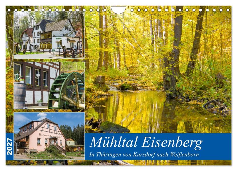 Mühltal Eisenberg (Wandkalender 2027 DIN A4 quer) CALVENDO Monatskalender