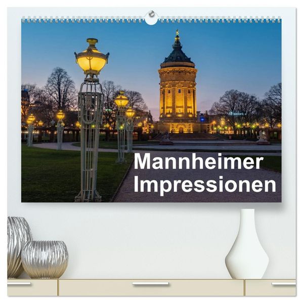Mannheimer Impressionen. (hochwertiger Premium Wandkalender 2027 DIN A2 quer) Kunstdruck in Hochglanz