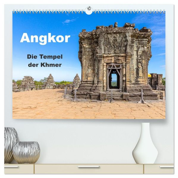 Angkor - Die Tempel der Khmer (hochwertiger Premium Wandkalender 2027 DIN A2 quer) Kunstdruck in Hochglanz
