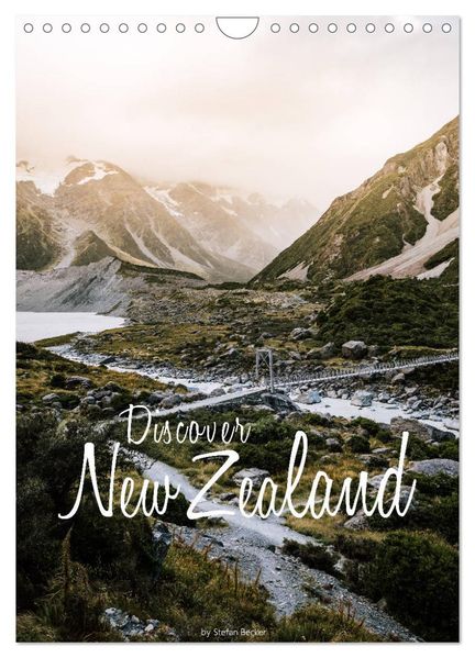 Discover New Zealand (Wall Calendar 2027 DIN A4 portrait) CALVENDO 12 Month Wall Calendar