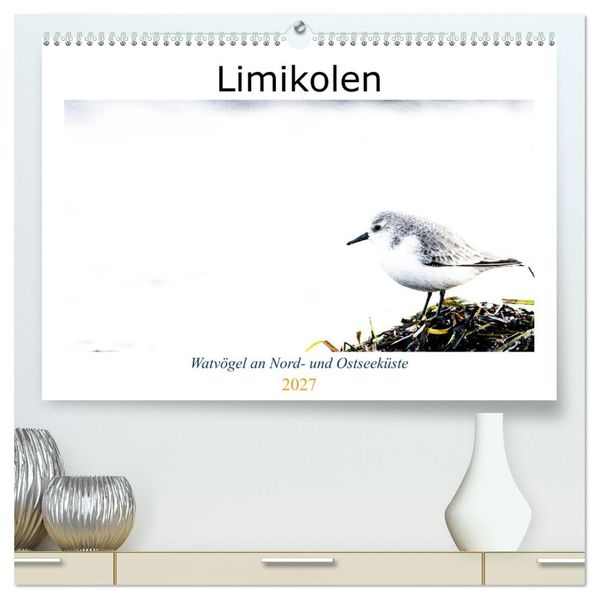 Limikolen - Watvögel an Nord- und Ostseeküste (hochwertiger Premium Wandkalender 2027 DIN A2 quer) Kunstdruck in Hochglanz