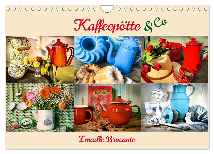 Kaffeepötte & Co (Wandkalender 2027 DIN A4 quer) CALVENDO Monatskalender