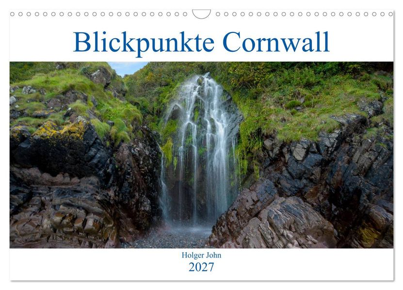 Blickpunkte Cornwall (Wandkalender 2027 DIN A3 quer) CALVENDO Monatskalender