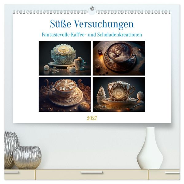 Süße Versuchungen (hochwertiger Premium Wandkalender 2027 DIN A2 quer) Kunstdruck in Hochglanz