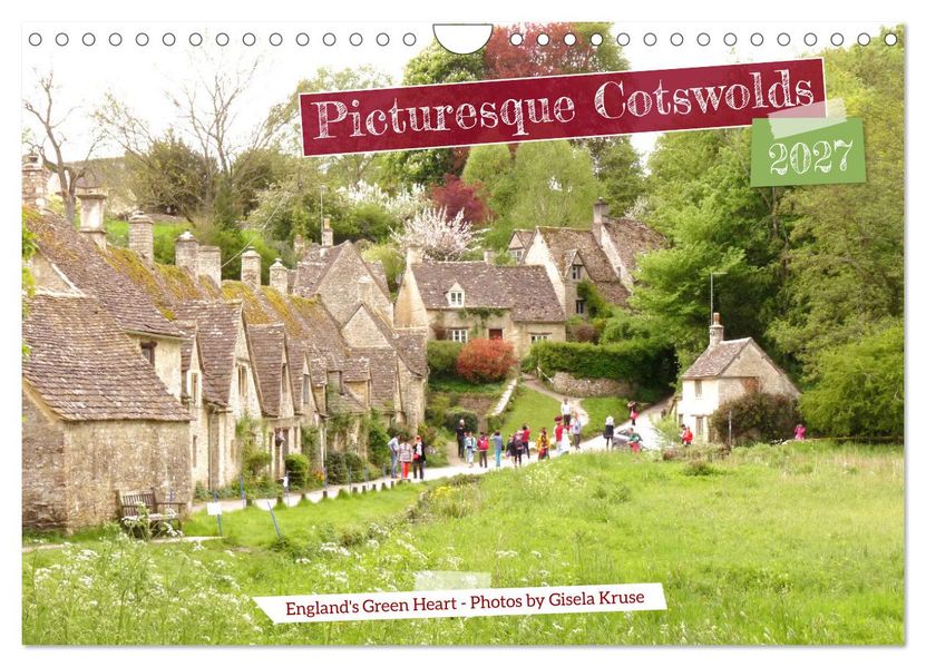 Picturesque Cotswolds (Wall Calendar 2027 DIN A4 landscape) CALVENDO 12 Month Wall Calendar