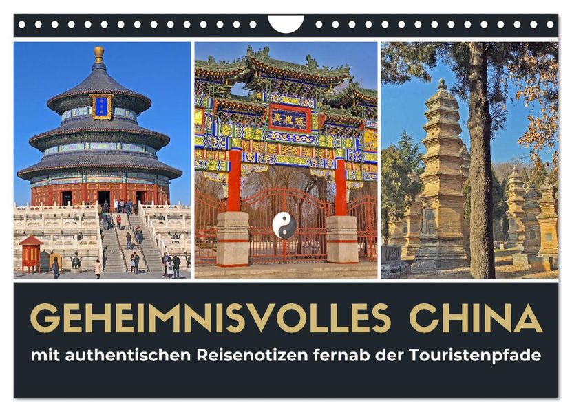 Geheimnisvolles China 2027 (Wandkalender 2027 DIN A4 quer) CALVENDO Monatskalender
