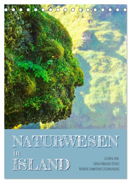 Naturwesen in Island (Tischkalender 2027 DIN A5 hoch) CALVENDO Monatskalender
