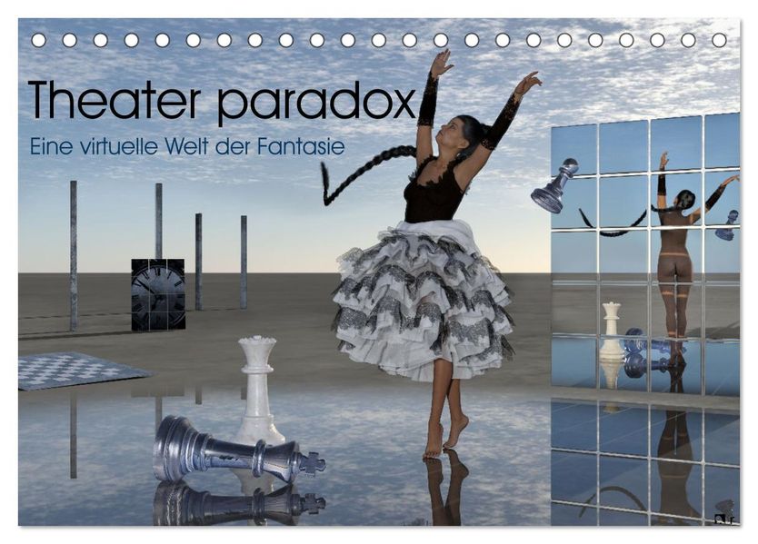 Theater paradox (Tischkalender 2027 DIN A5 quer) CALVENDO Monatskalender