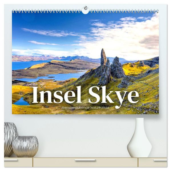 Insel Skye - Atemberaubende Naturkulisse (hochwertiger Premium Wandkalender 2027 DIN A2 quer) Kunstdruck in Hochglanz