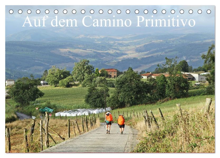 Auf dem Camino Primitivo (Tischkalender 2027 DIN A5 quer) CALVENDO Monatskalender