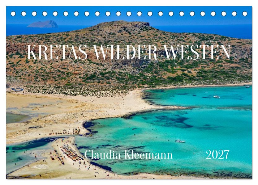 Kretas Wilder Westen (Tischkalender 2027 DIN A5 quer) CALVENDO Monatskalender
