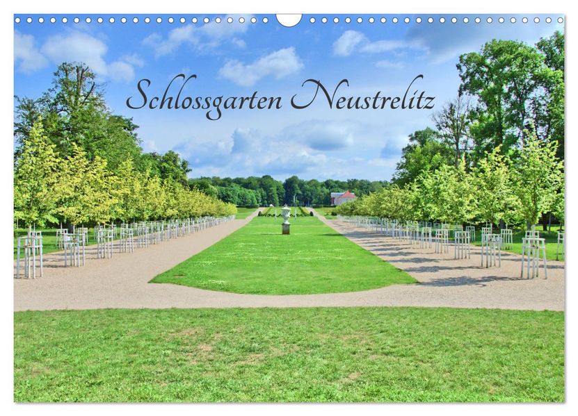 Schlossgarten Neustrelitz (Wandkalender 2027 DIN A3 quer) CALVENDO Monatskalender